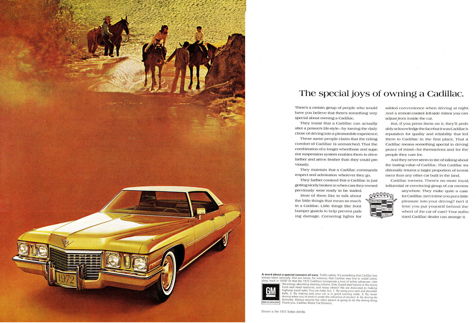 1972 Cadillac Auto Advertising